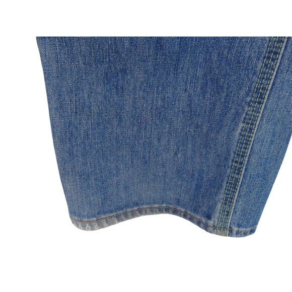 Levis Buckle Back Low Rise Boot Cut Retro Jeans Size 11 Flap Sun Set Button 731L - Picture 6 of 14